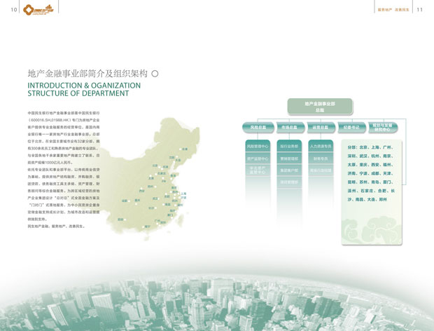 中国民生银行宣传册画册年报五