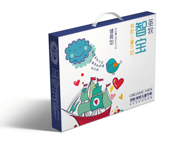 圣牧牛奶包装产品包装九