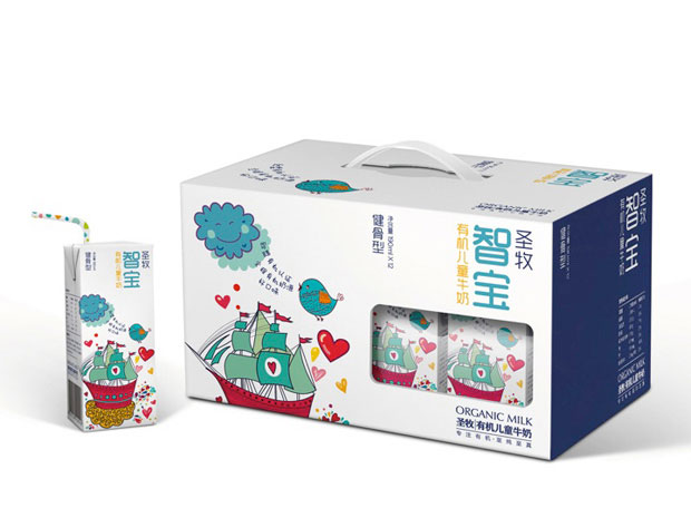 圣牧牛奶包装产品包装十